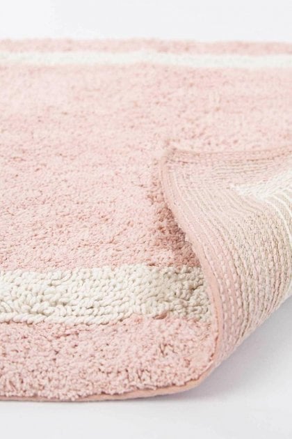 Набір килимків Irya Liberte pembe, 90х60 см і 60х40 см, світло-рожевий (svt-2000022214018) - фото 2