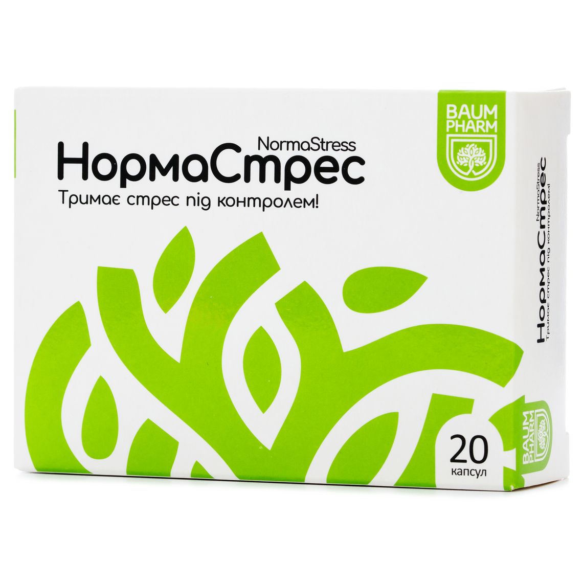 Нормастрес натуральна добавка Baum Pharm 0.23 г капсули 20 шт. - фото 1