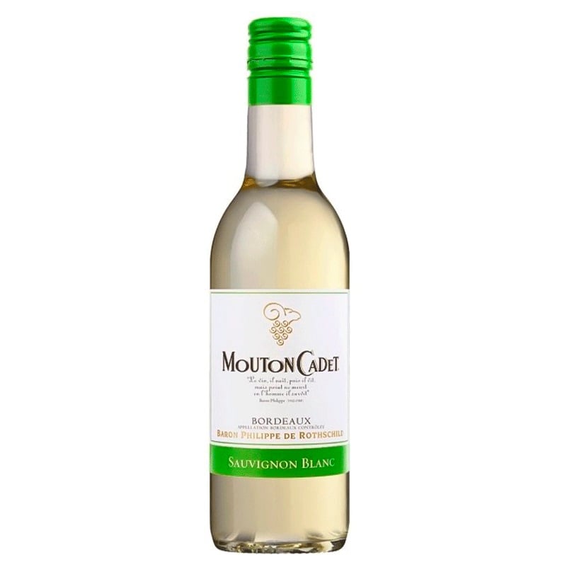 Вино Mouton Cadet Sauvignon Blanc, белое, сухое, 12%, 0,187 л - фото 1
