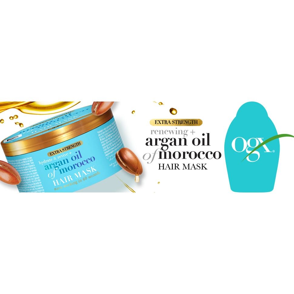 Маска для волос OGX Argan oil of Morocco питательная 300 мл - фото 3