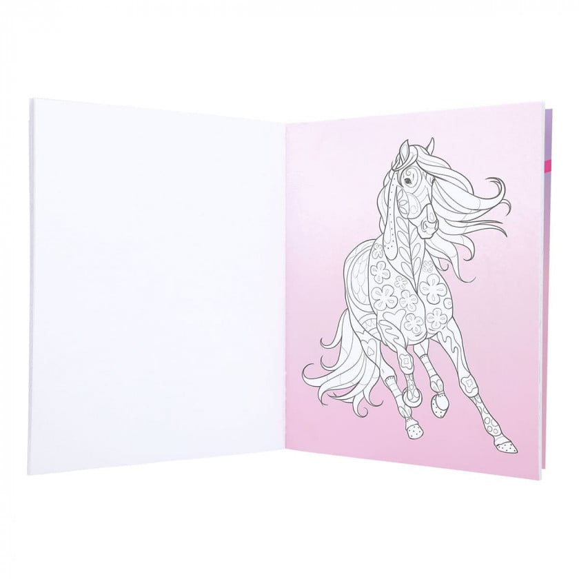 Альбом для розмальовки та дизайну Miss Melody Horses (411648) - фото 6
