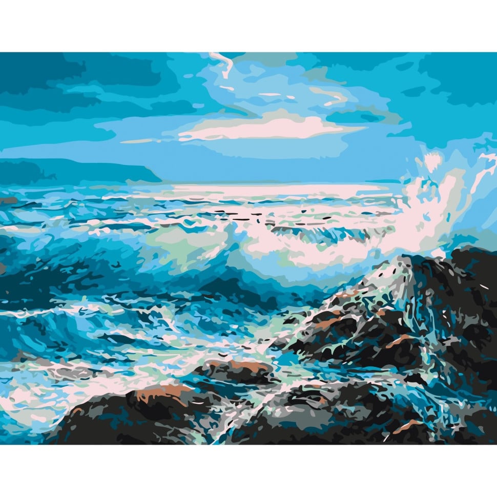 Картина по номерам ArtCraft Бушующее море 40x50 см (10614-AC) - фото 1