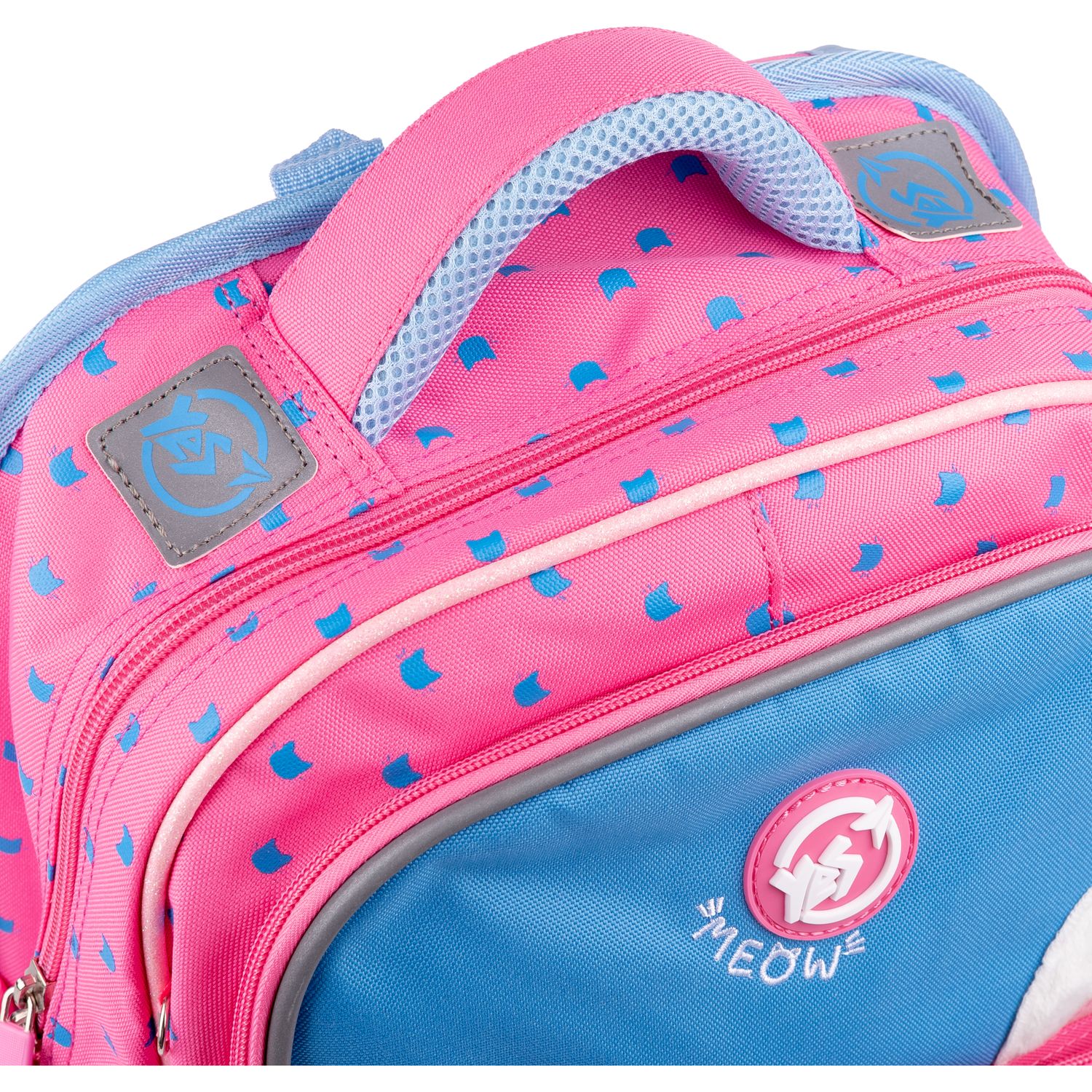 Рюкзак Yes S-72 Cats, бузковий з рожевим (559034) - фото 8