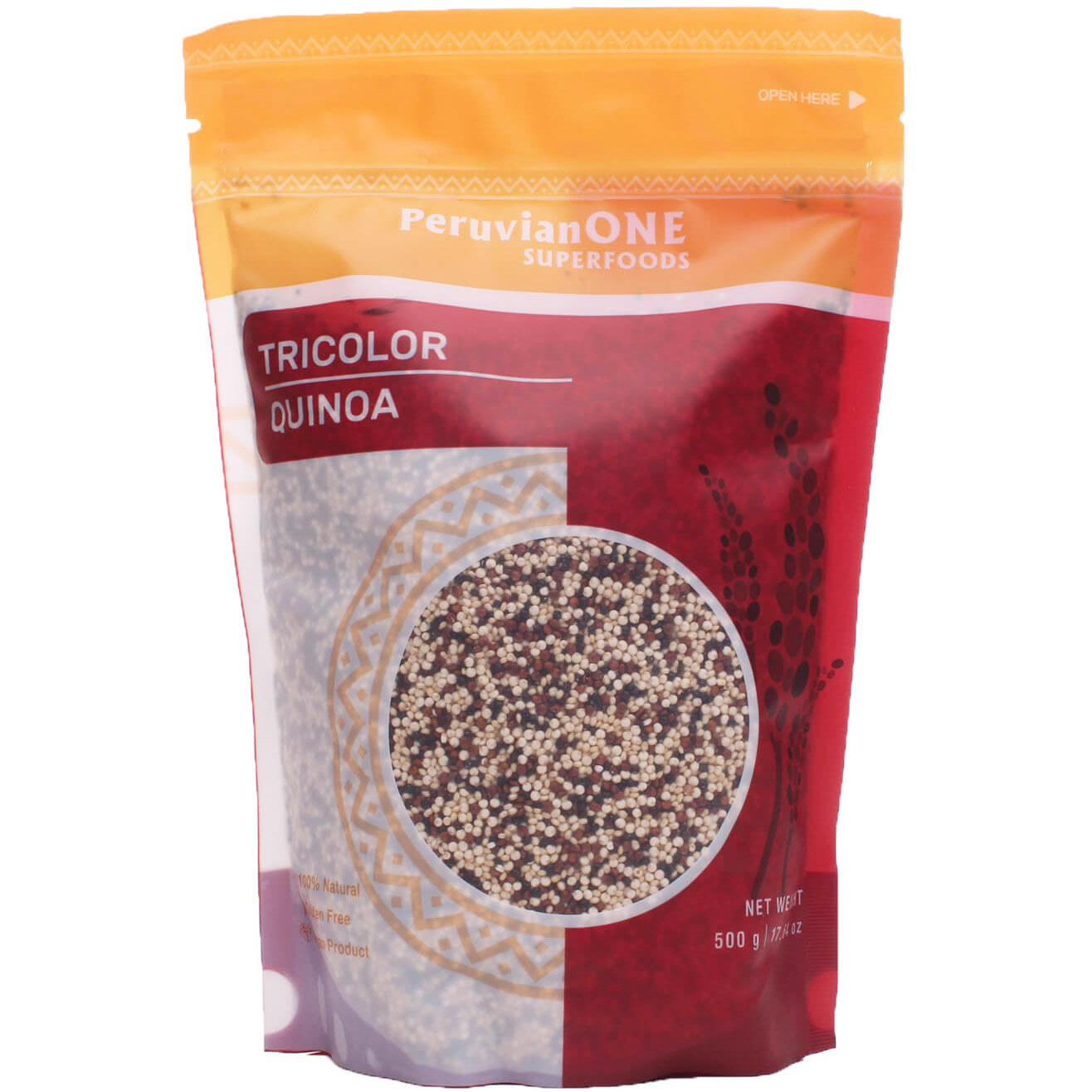 Киноа PeruvianONE Superfoods Tricolor Quinoa 500 г (769063) - фото 1