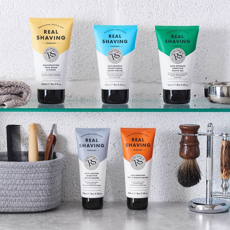 Гель для гоління The Real Shaving Company Skin Defence Sensitive антивіковий 125 мл - фото 2