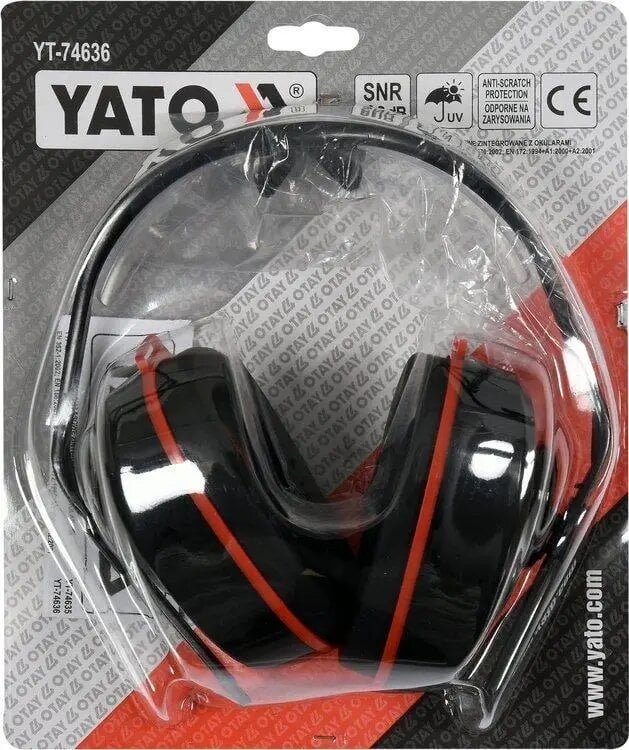 Навушники Yato протишумні комбіновані із захисними окулярами - фото 3
