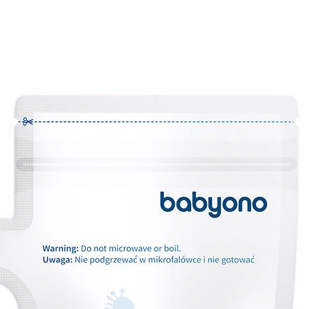 Пакети для зберігання грудного молока BabyOno, 180 мл, 30 шт. (1084) - фото 4