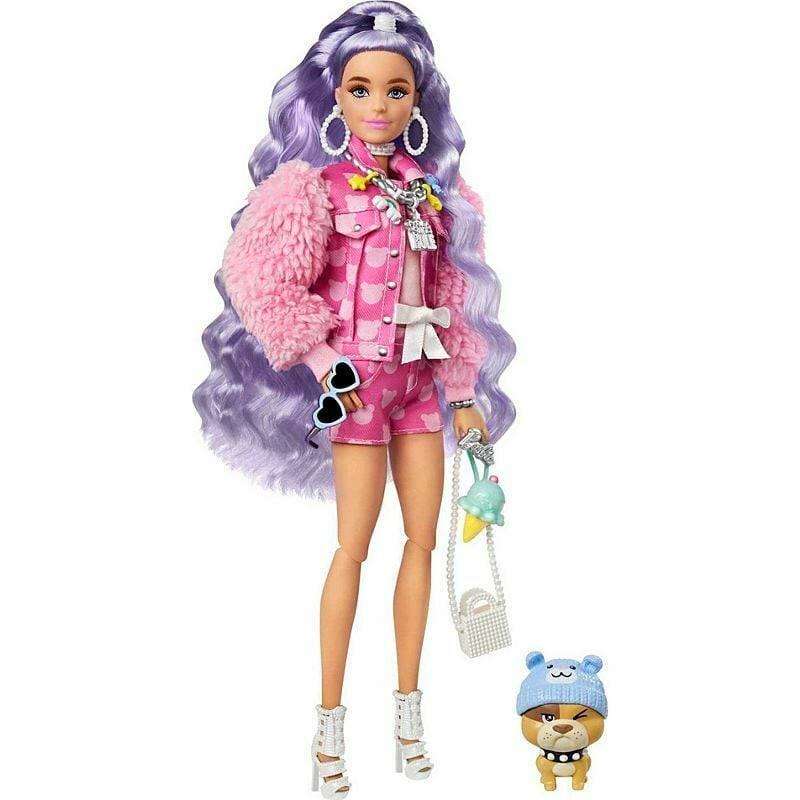 Кукла Barbie Екстра с сиреневыми волосами (GXF08) - фото 1