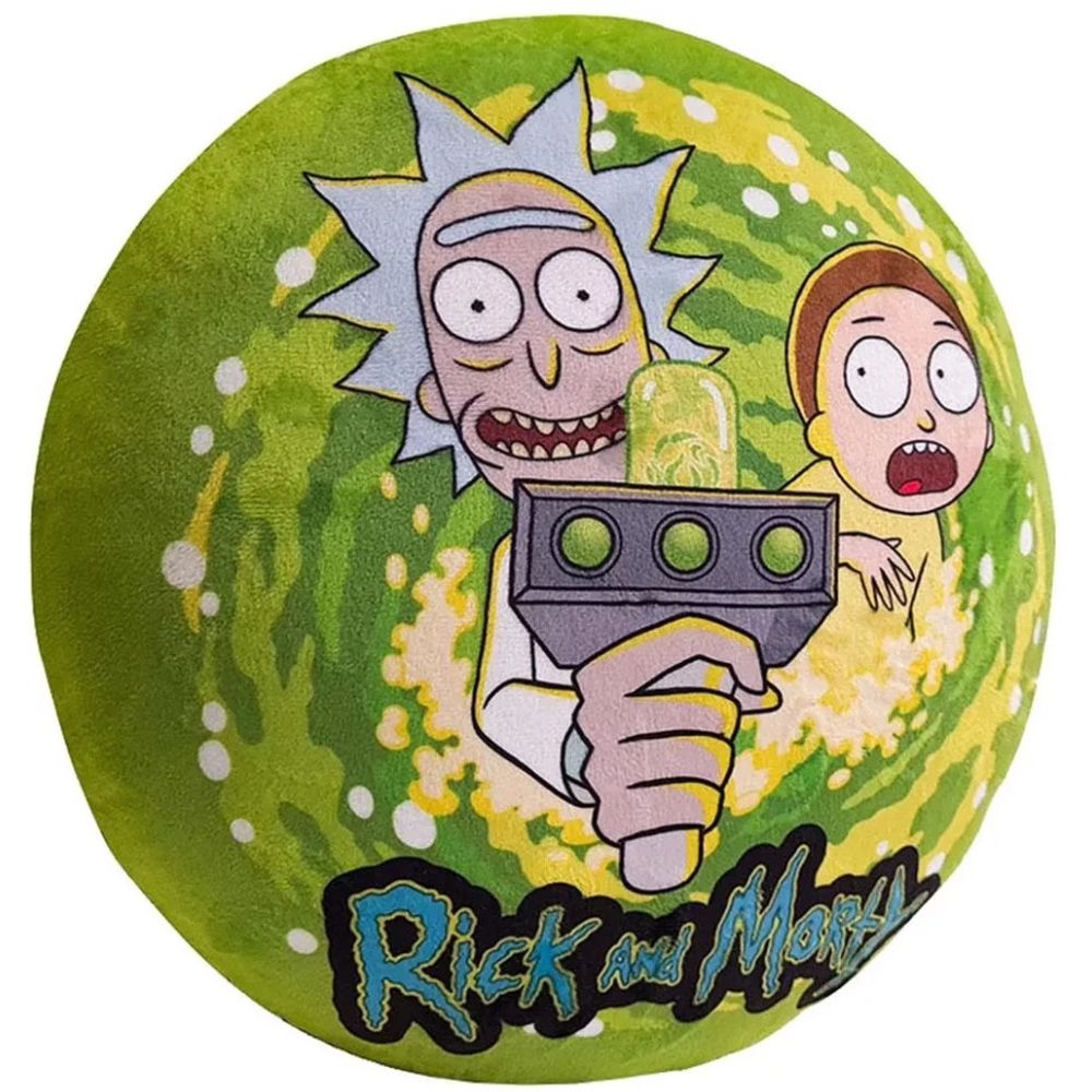 Декоративна подушка WP Merchandise Rick and Morty Рік та Морті у пошуках пригод 37 см (FRMRIMPIL22GN0001) - фото 1