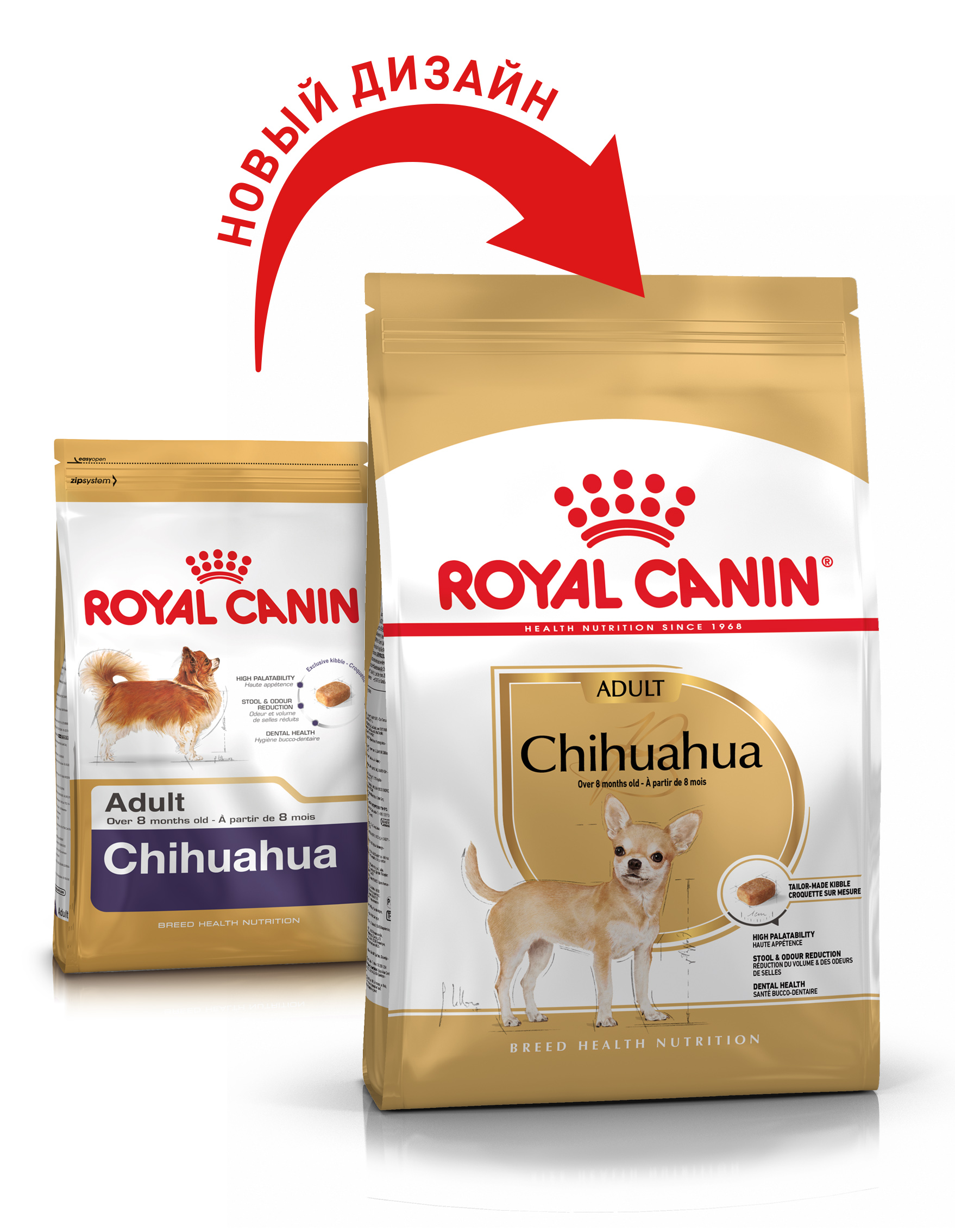 Сухой корм Royal Canin Chihuahua Adult для взрослых собак, с мясом птицы и рисом, 0,5 кг - фото 2