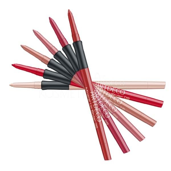 Минеральный карандаш для губ Artdeco Mineral Lip Styler, тон 35 (Mineral Rose Red), 0.4 г (379573) - фото 2