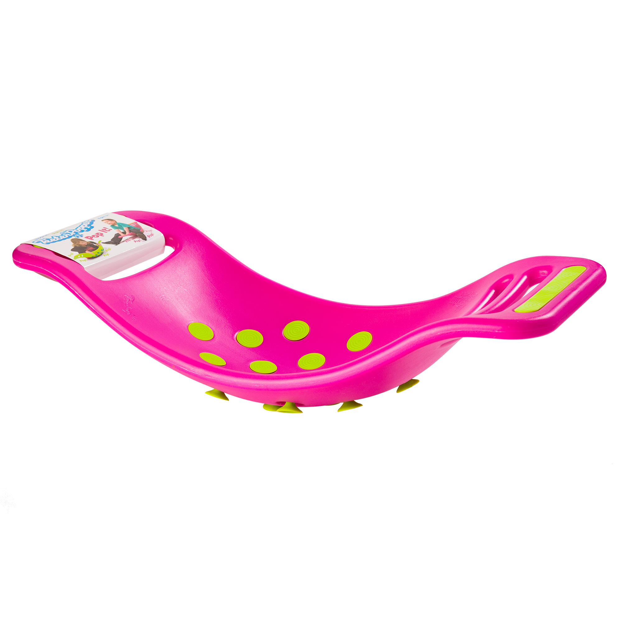 Доска-балансир Fat Brain Toys Teeter Popper с присосками розовый (F0953ML) - фото 1