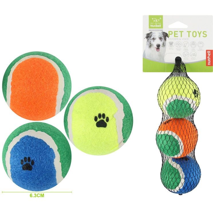 Игрушка для собак Nunbell Мяч 6.3 см - фото 2