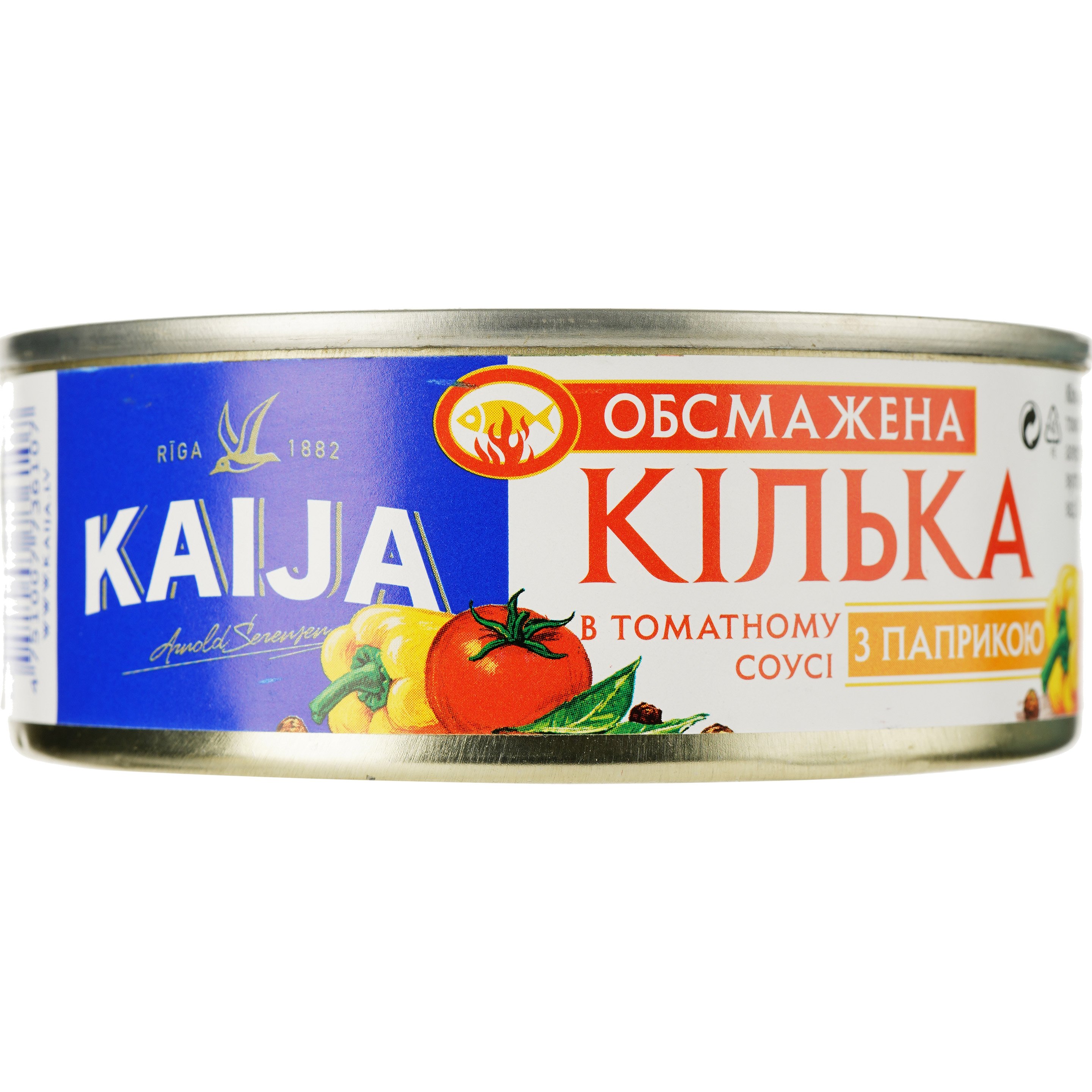 Килька Kaija обжаренная в томатном соусе с паприкой 240 г (879560) - фото 1