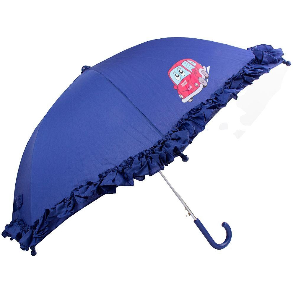 Дитяча парасолька-палиця напівавтомат Airton 71 см синя - фото 1