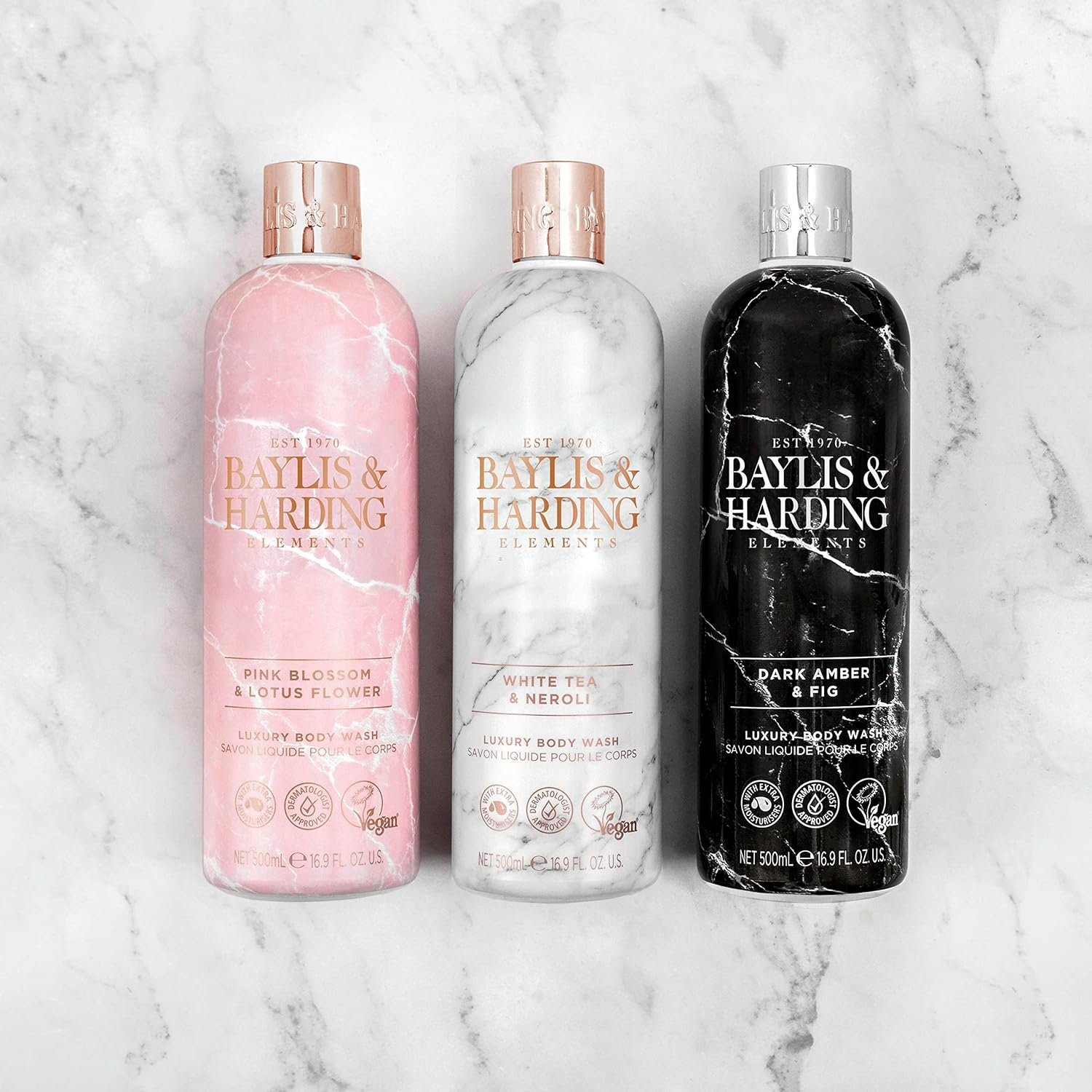 Гель для душу Baylis & Harding Elements Pink Blossom & Lotus Flower 500 мл - фото 6