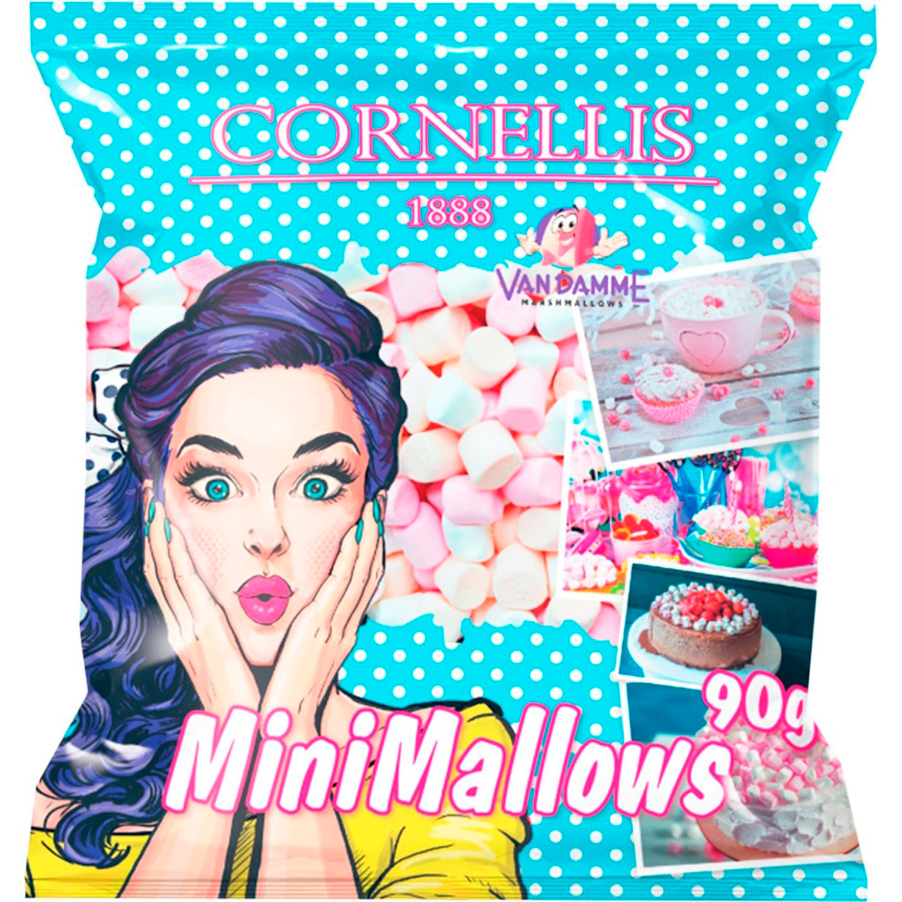 Маршмеллоу Cornellis MiniMallows 90 г - фото 1