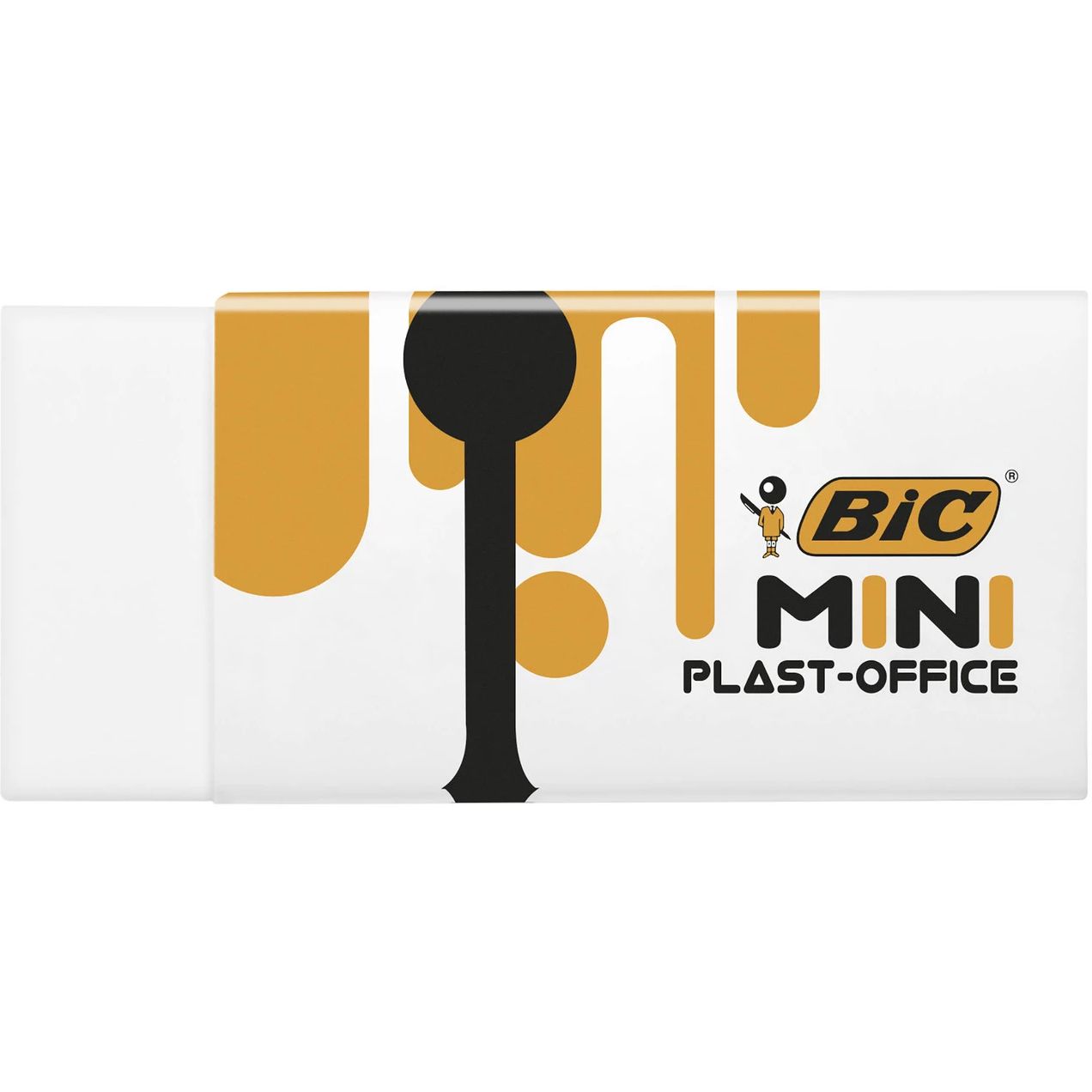 Комплект ластиков BIC Mini Plast-Office 2 шт. (927858) - фото 4