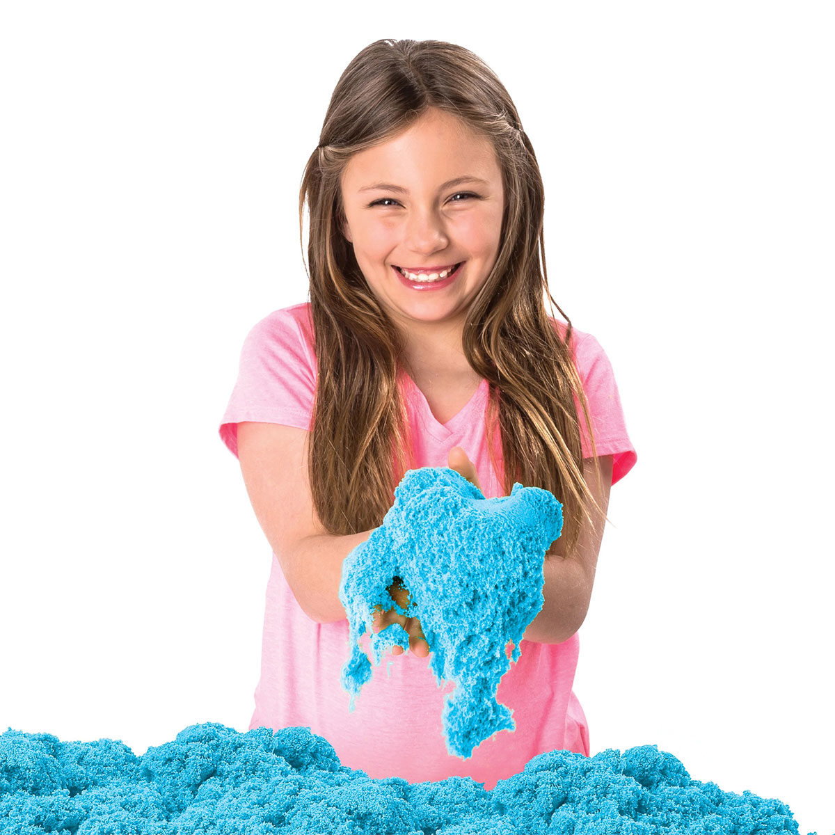 Набор кинетического песка Kinetic Sand Замок Из Песка, голубой, 454 г (71402B) - фото 6