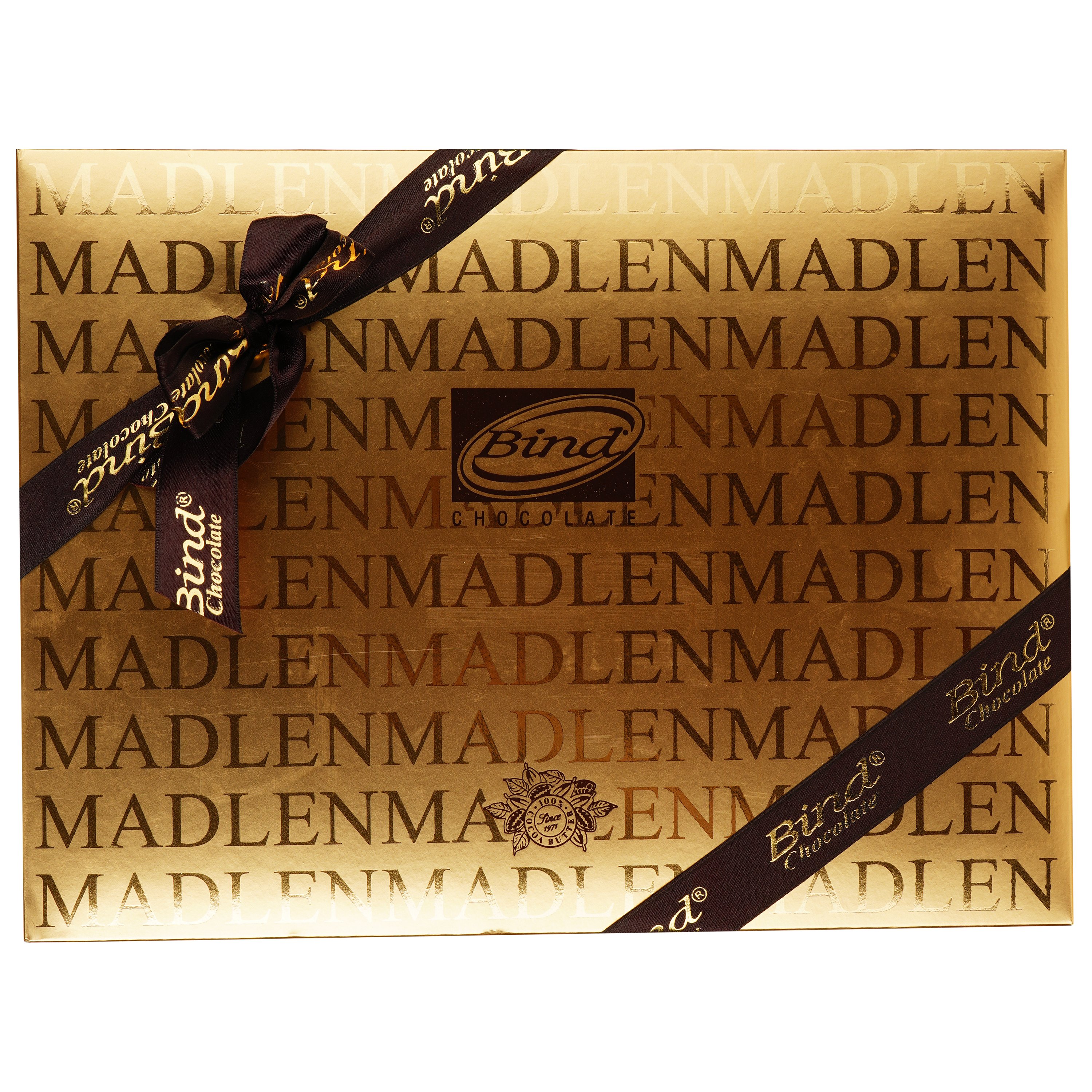 Набір шоколаду Bind Madlen Gold чорний та молочний 370 г - фото 1