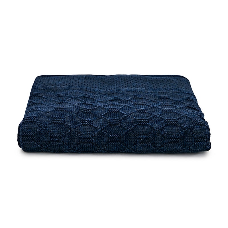 Плед Sewel, 120x120 см, темно-синій (OW519360000) - фото 1