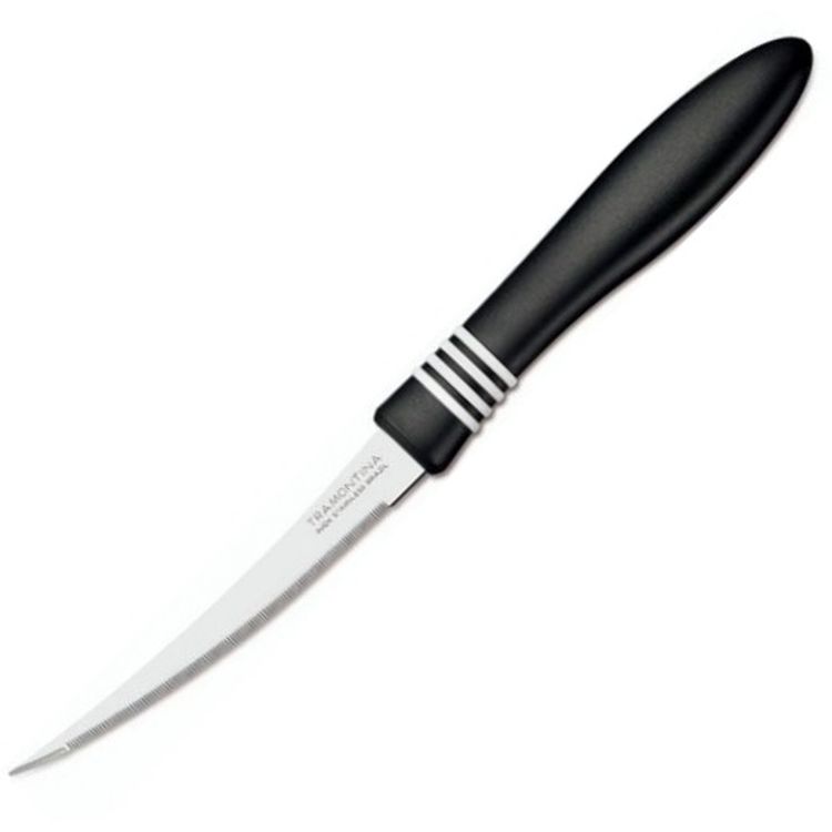 Набір ножів для томатів Tramontina Cor&Cor 127 мм 2 шт. чорний (23462/205) - фото 2