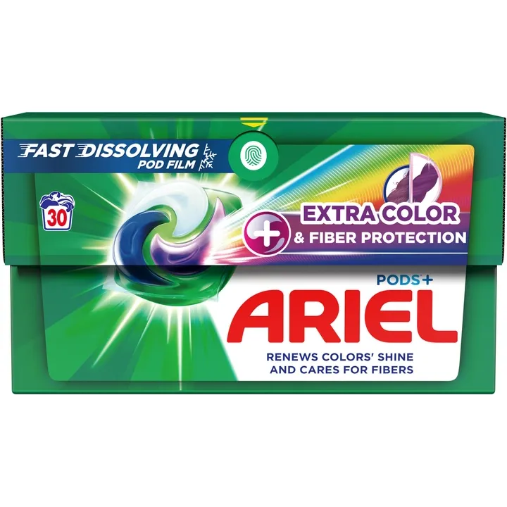 Капсули для прання Ariel PODS + Екстразахист кольору та волокон 30 шт. - фото 2