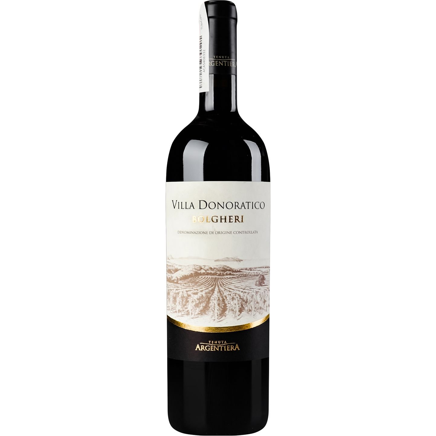 Вино Tenuta Argentiera Villa Donoratico Bolgheri, червоне, сухе, 14,5%, 0,75 л (739513) - фото 1