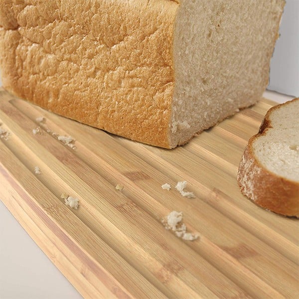Хлібниця з бамбуковою кришкою-дошкою Joseph Joseph Bread Bin, білий (81097) - фото 4
