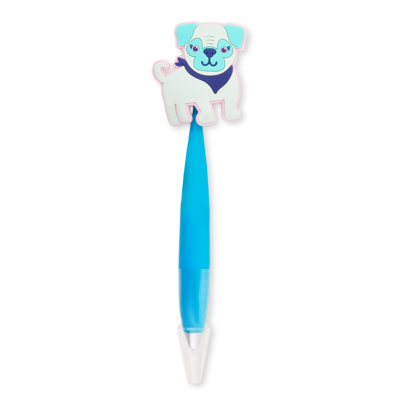 Ручка шариковая Offtop Питомец, собака, синий (880663) - фото 1