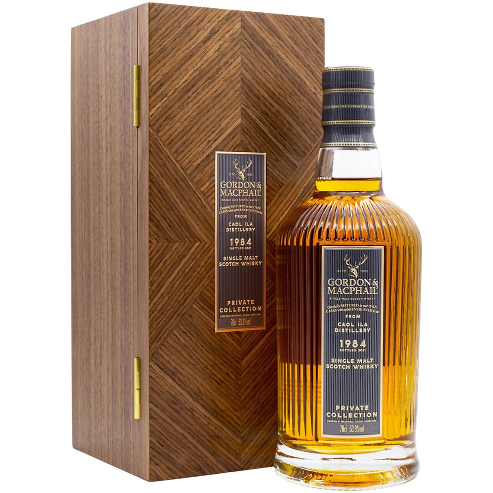 Віскі Caol Ila Gordon&MacPhail Private Collection 1984 Single Malt Scotch Whisky, 53,9%, 0,7 л, у подарунковій упаковці - фото 1