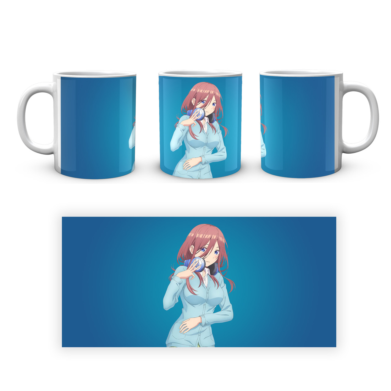 Кружка GeekLand The Quintessential Quintuplets П'ять наречених Міку QQ 02.02 - фото 4