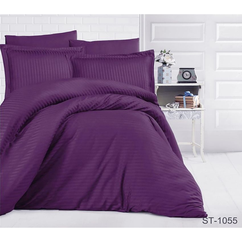 Комплект постельного белья TAG Tekstil Евро 000211192 (LUXURY ST-1055) - фото 1