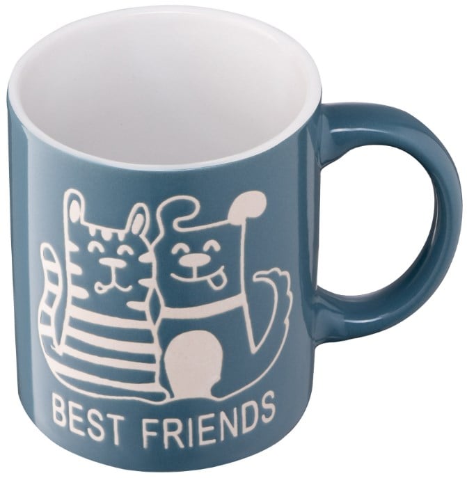Чашка Ardesto Best friends, 330 мл, синий (AR3471BL) - фото 2