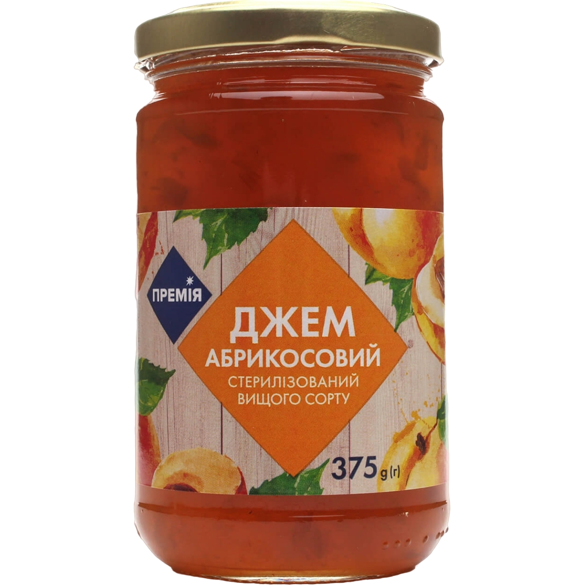 Джем абрикосовий Премія стерилізований 375 г - фото 1