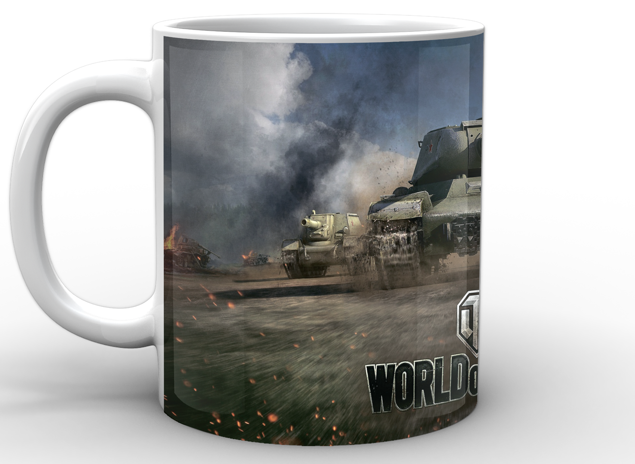 Кружка GeekLand World of Tanks Мир танков лого WT.02.007 - фото 2