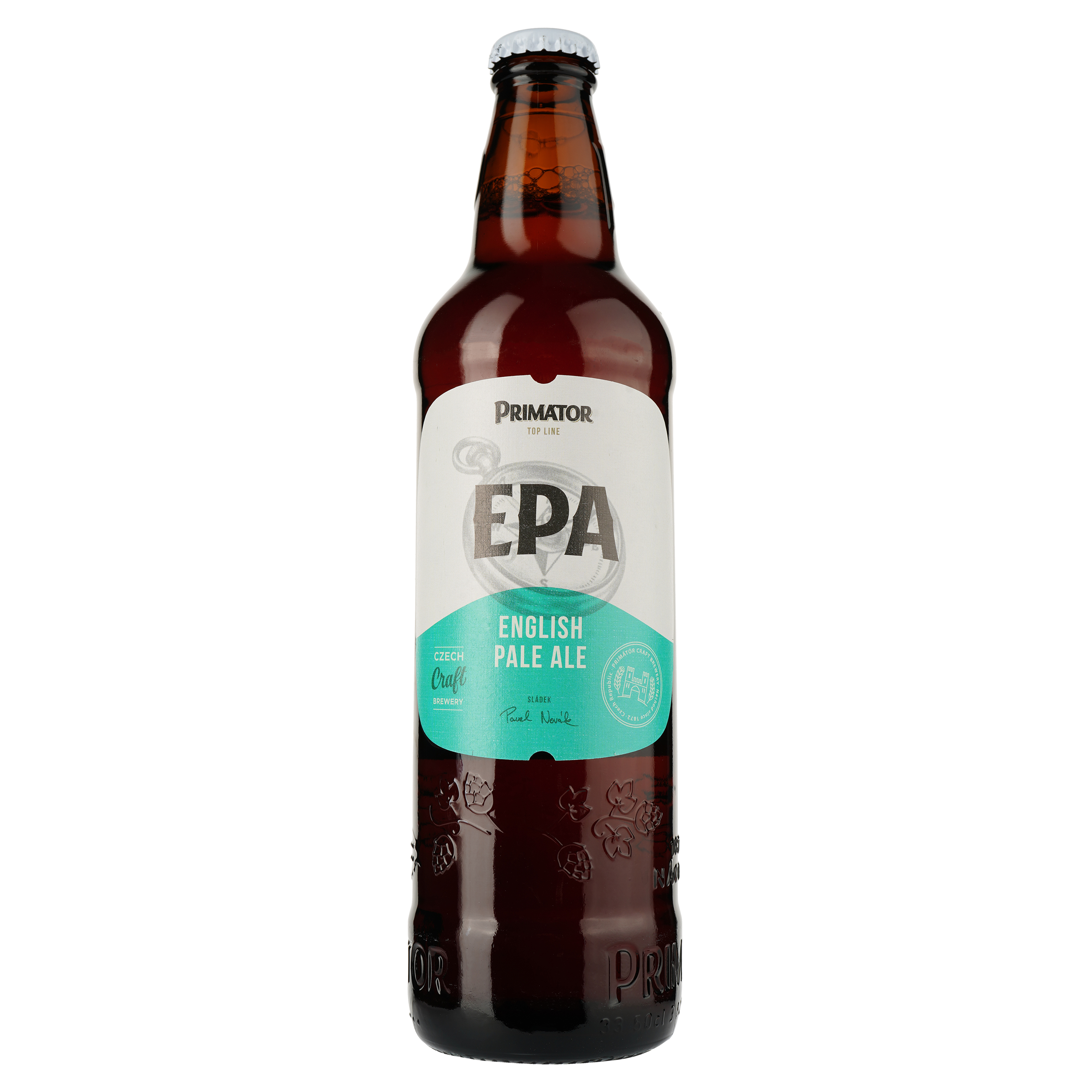 Пиво Primator English Pale Ale светлое, 5%, 0.5 л - фото 1