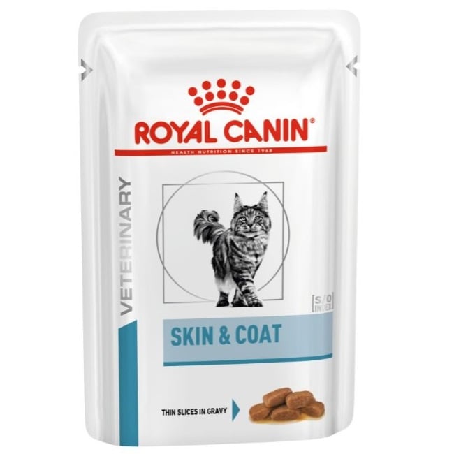 Консервований дієтичний корм Royal Canin Skin&Coat для кішок після стерилізації при дерматозі та випадінні шерсті, 85 г (4092001) - фото 1