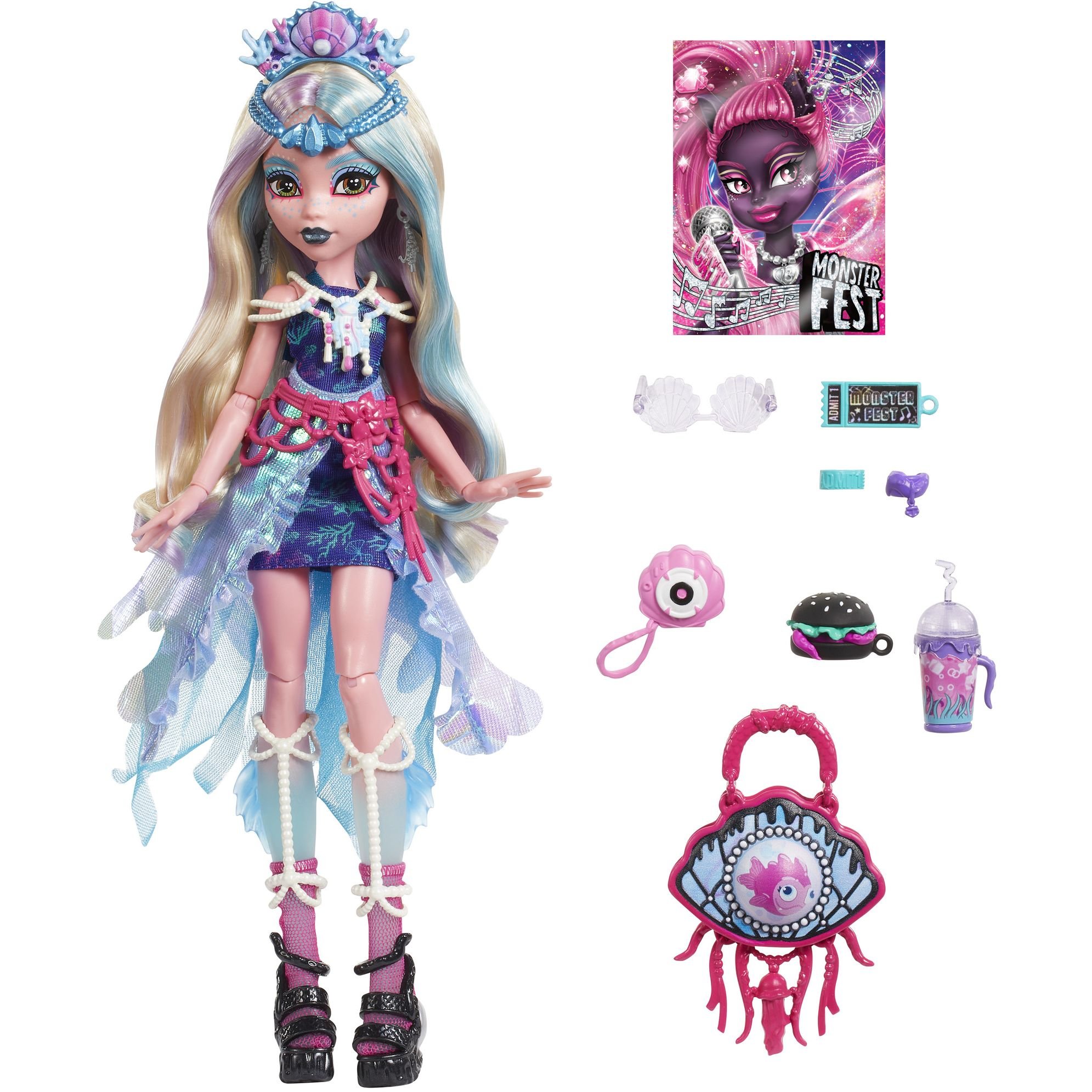 Кукла Monster High Монстро-фестиваль Лагуна (HXH82) - фото 3