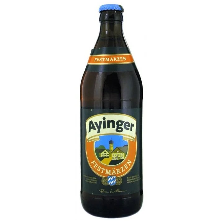Пиво Ayinger Festmarzen, світле, 5,8%, 0,5 л - фото 1