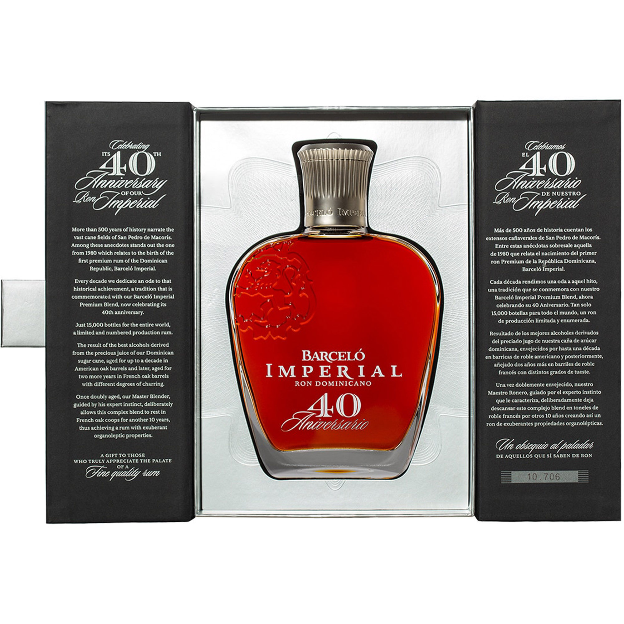 Ром Barcelo Imperial Premium Blend 40 Aniversario 43% 0.7 л у подарунковій упаковці - фото 3