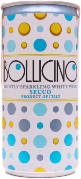 Вино ігристе Donelli Bollicino bianco, біле, сухе, 10,5%, 0,2 л (809588) - фото 1