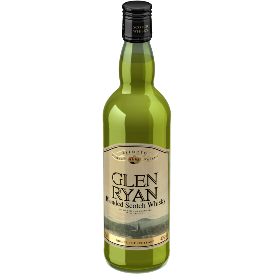 Виски Glen Ryan Blended Scotch Whisky, 40%, 0,7 л - фото 1