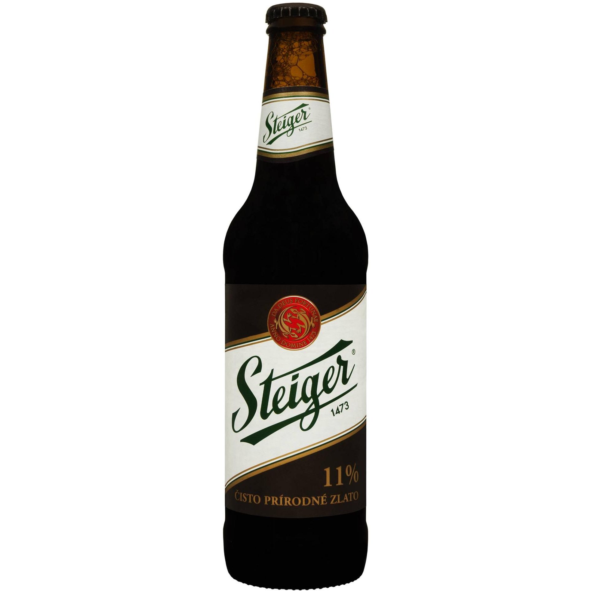 Пиво Steiger темное отфильтрованное 11% 0.5 л - фото 1