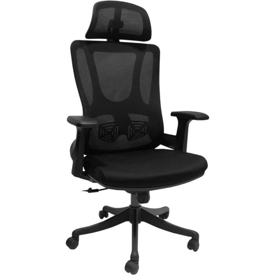 Офісне крісло GT Racer B-285-1, чорне (B-285-1 Black) - фото 1