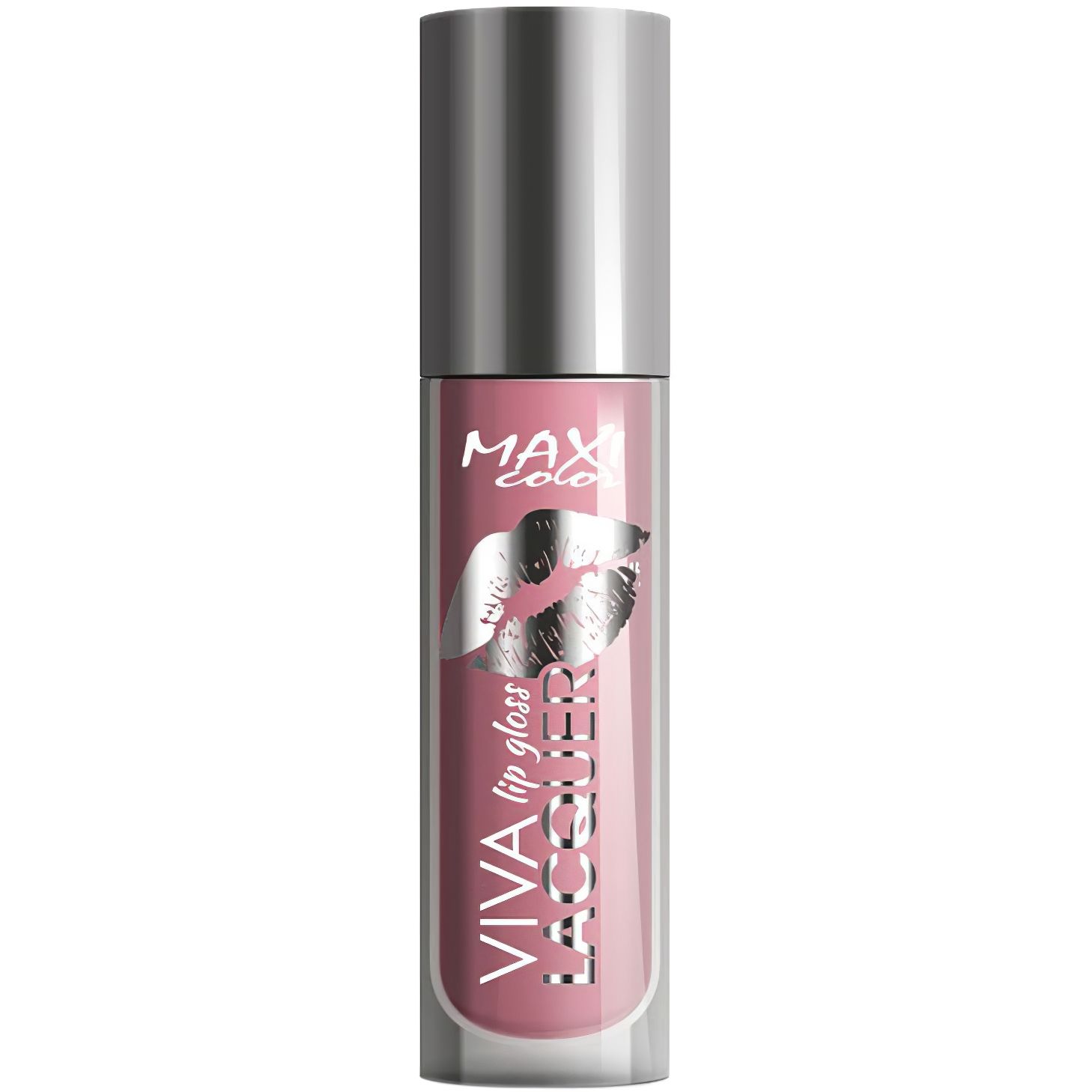 Жидкая глянцевая помада Maxi Color Viva Lacquer Lip Gloss тон 01, 5 г - фото 1