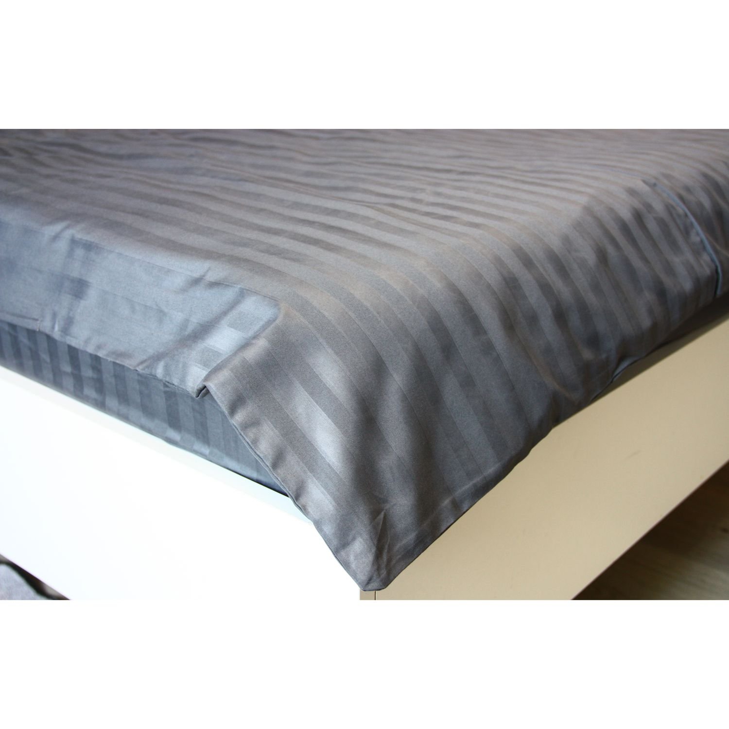 Комплект постельного белья LightHouse Mf Stripe Graphite, полуторный, серый (604972) - фото 5