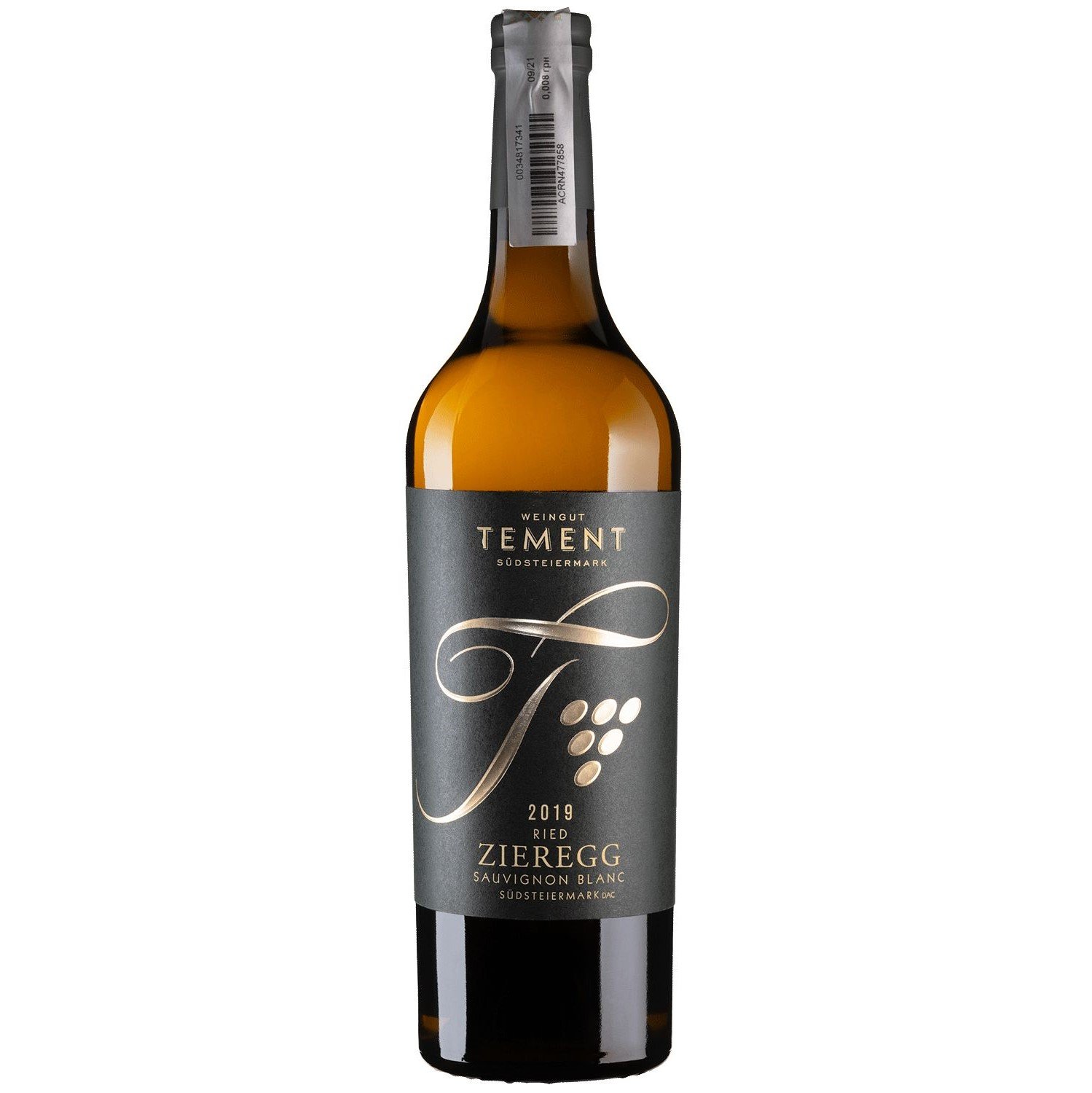 Вино Weingut Tement Ried Zieregg Sauvignon Blanc 2019, біле, сухе, 0,75 л - фото 1