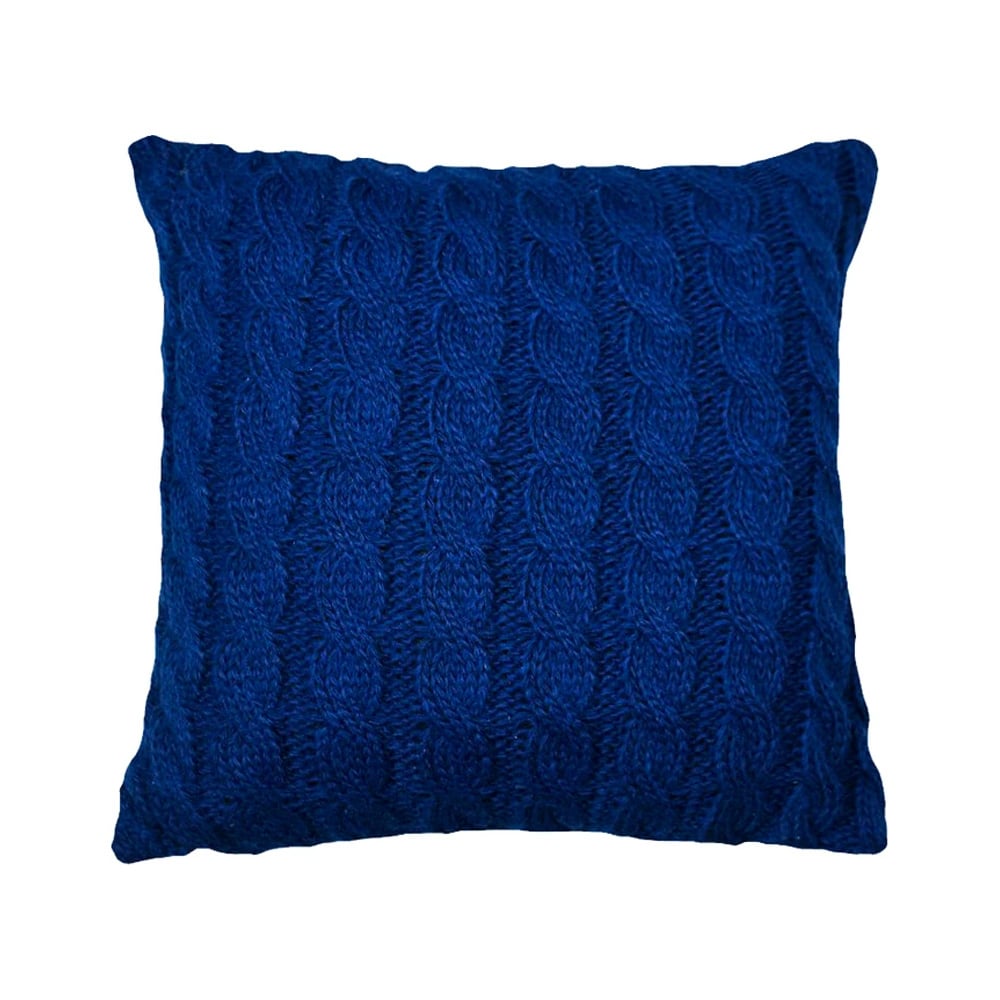 Подушка декоративная Прованс Косы, 33х33 см, синий (27421) - фото 1