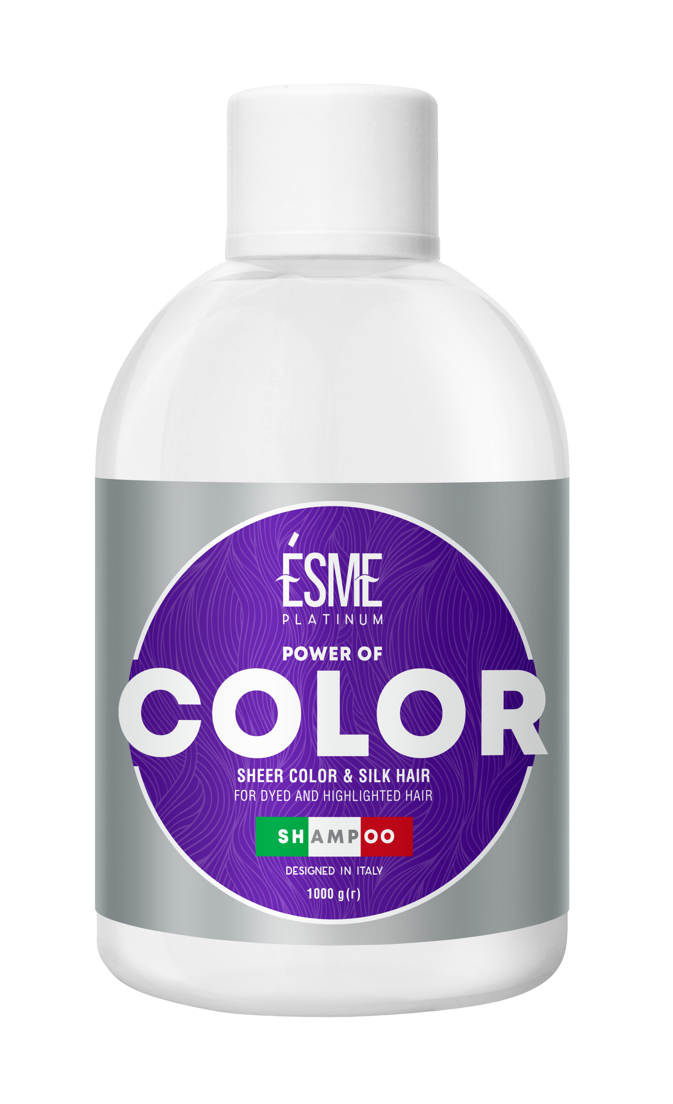 Шампунь Esme Platinum Color з вітамінним комплексом, для фарбованого та мелірованого волосся, 1000 мл - фото 1